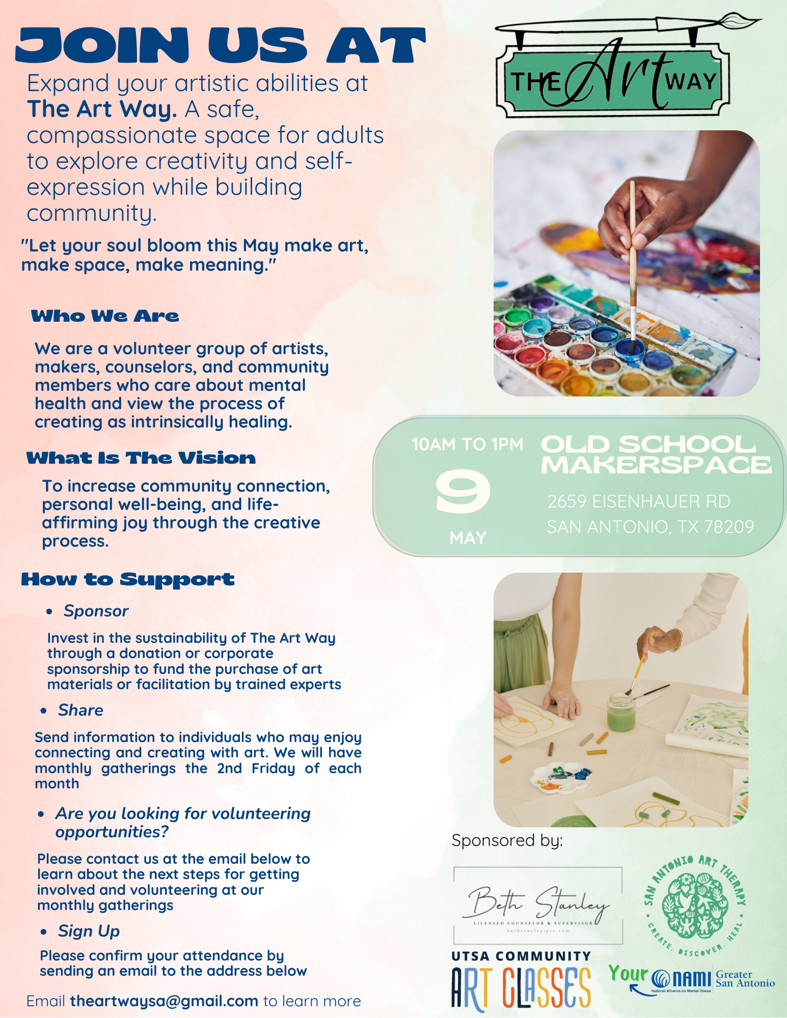 The ART WAY INFO FLIER-7 Art Way